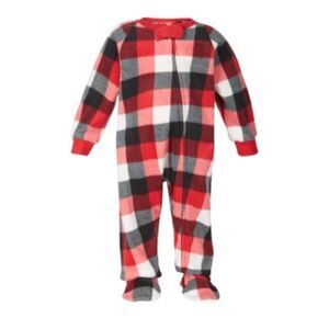 Size 18 Months Family Pajamas Baby Buffalo Check Footed 1-Pc Trio Buffalo